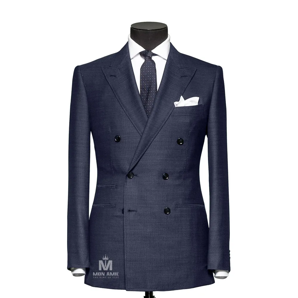 Vest đồng phục chấm bi xanh — 1/3