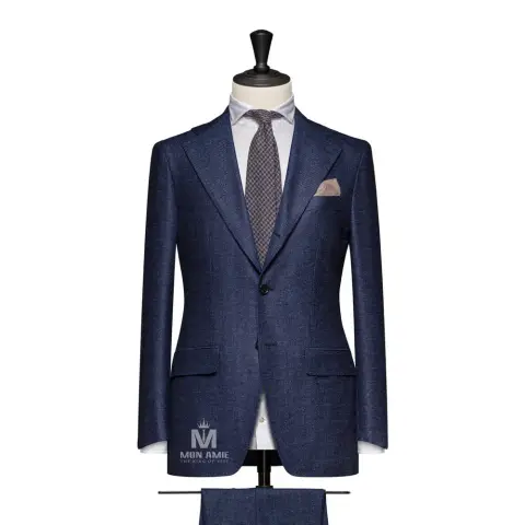 Vest đồng phục chấm bi xanh — 624782