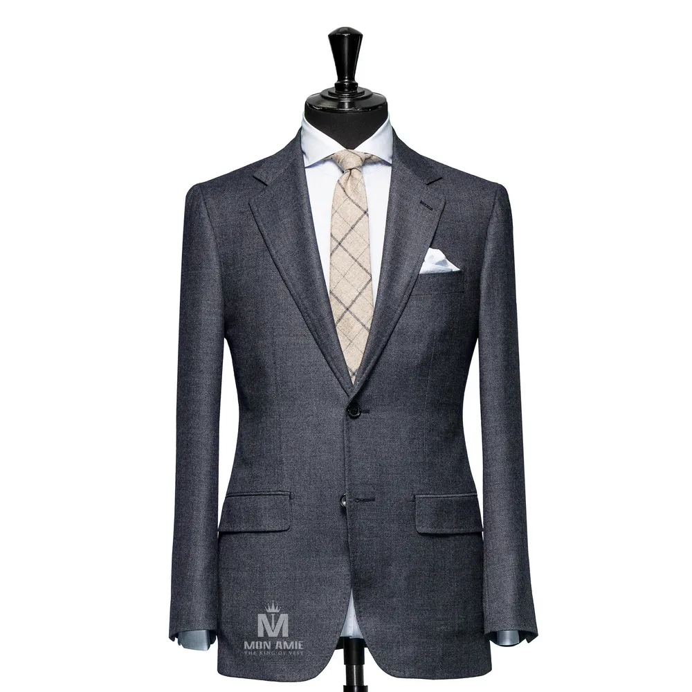 Vest đồng phục chấm bi xanh — 1/3