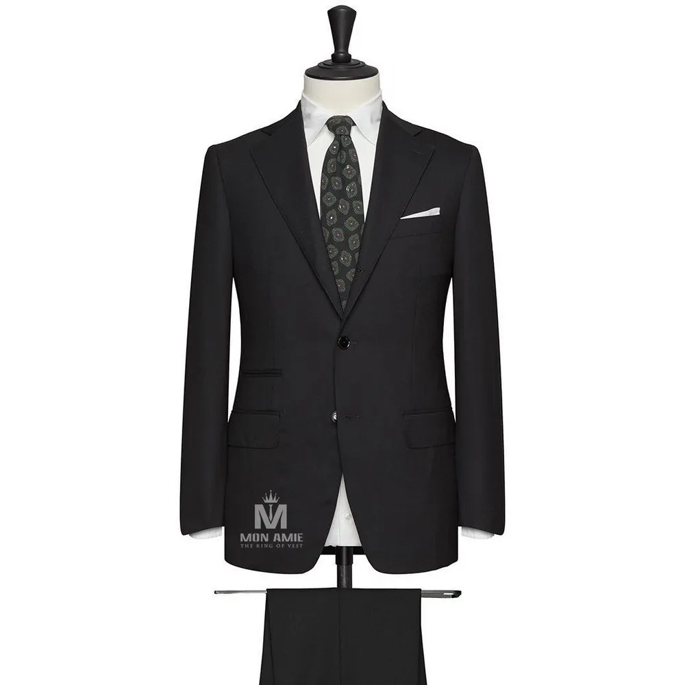 Vest đồng phục đen trơn — 1/2