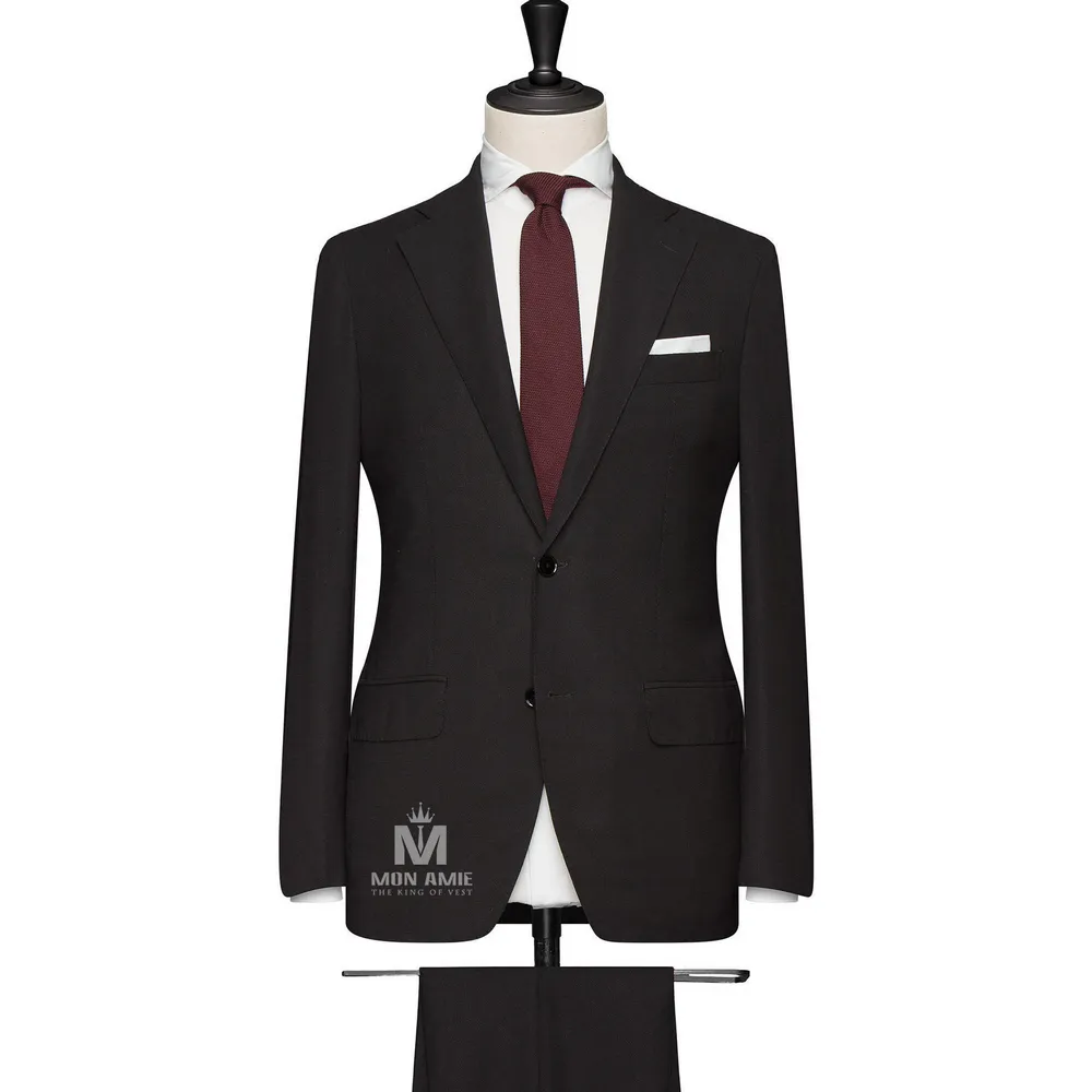 Vest đồng phục đen trơn — 1/2