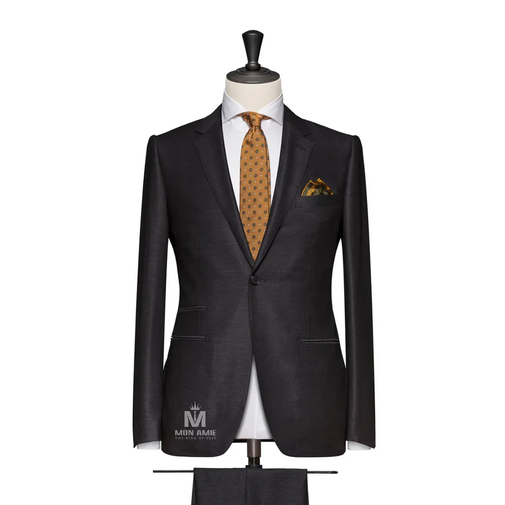 Vest đồng phục đen trơn — 1/2