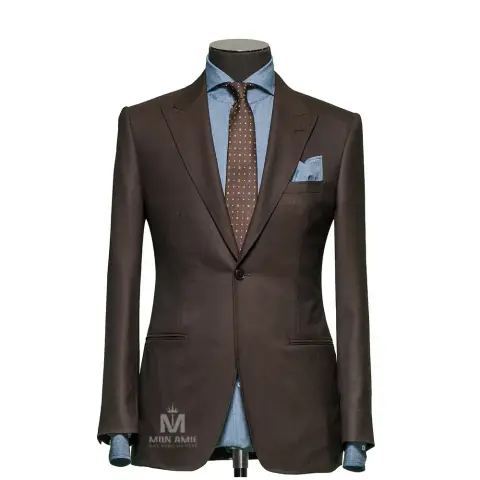 Vest đồng phục nâu trơn · 09
