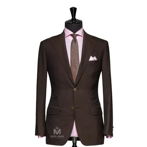 Vest đồng phục nâu trơn · 15