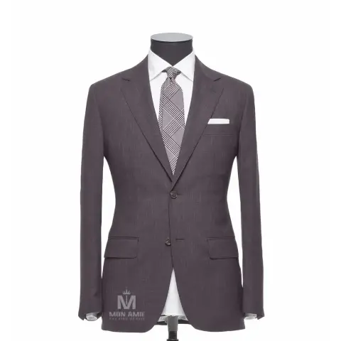 Vest đồng phục nâu trơn — 25000-14