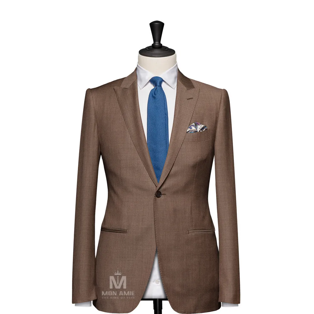 Vest đồng phục nâu trơn — 1/3