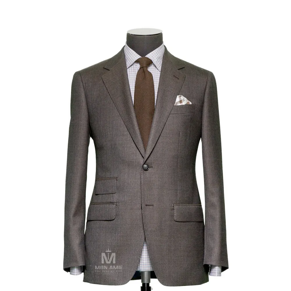 Vest đồng phục nâu trơn — 1/3
