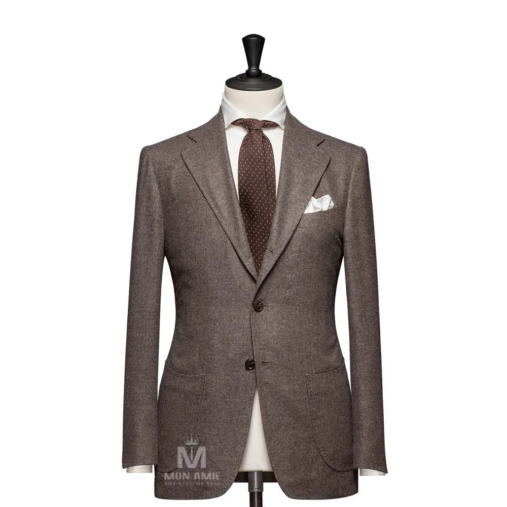 Vest đồng phục nâu trơn — 1/3