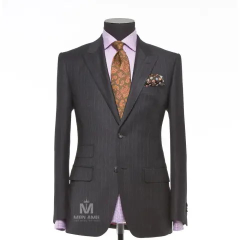 Vest đồng phục sọc đen · 03