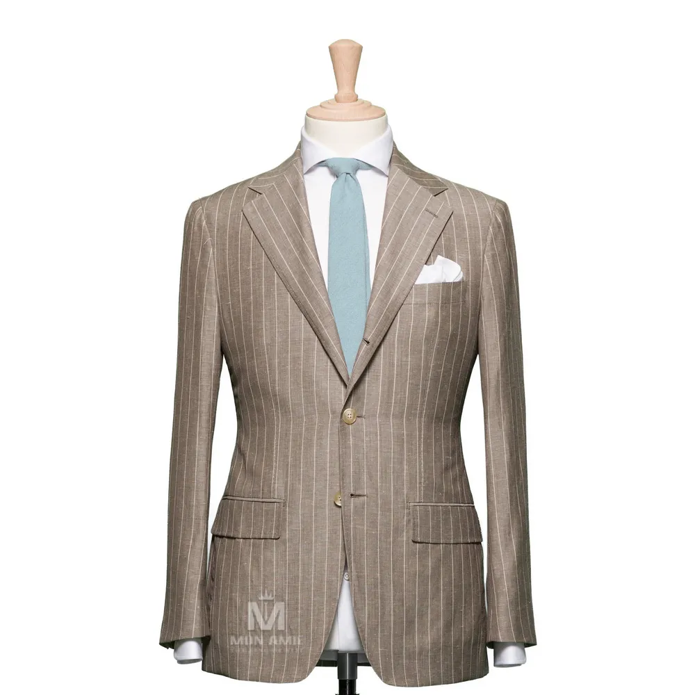 Vest đồng phục sọc nâu · 05 — 1/3
