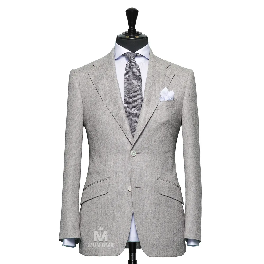 Vest đồng phục sọc xám — 1/3
