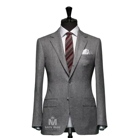 Vest đồng phục sọc xám — 624803