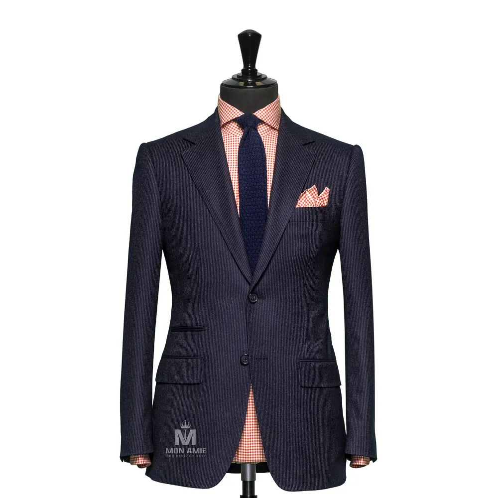 Vest đồng phục sọc xanh — 1/3