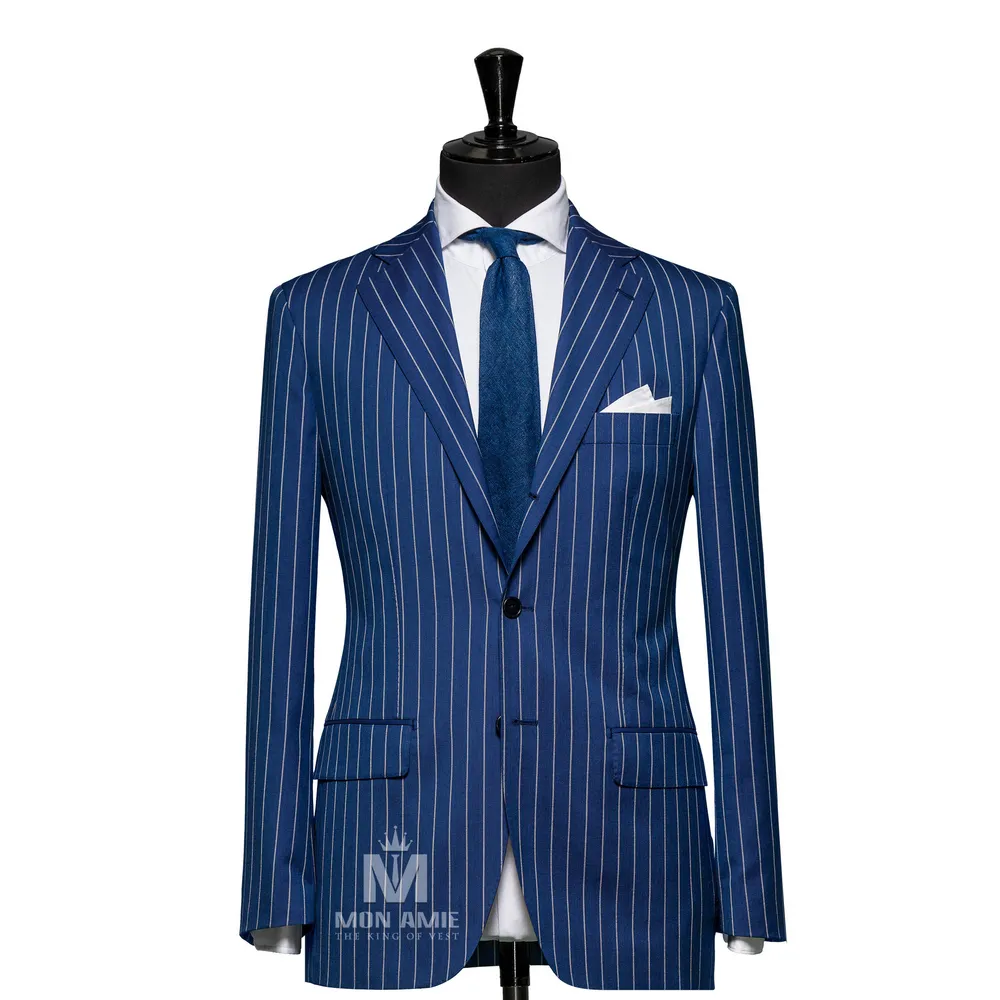 Vest đồng phục sọc xanh · 35 — 1/3