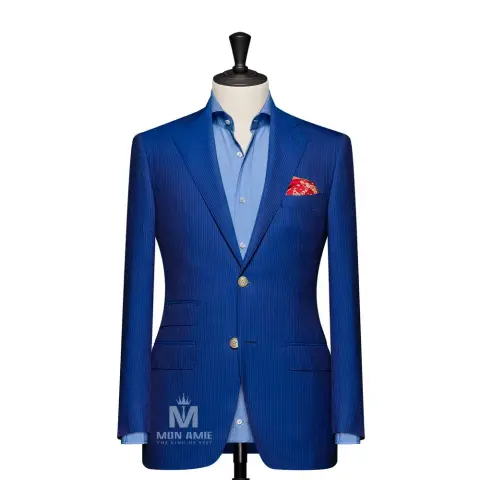 Vest đồng phục sọc xanh · 40