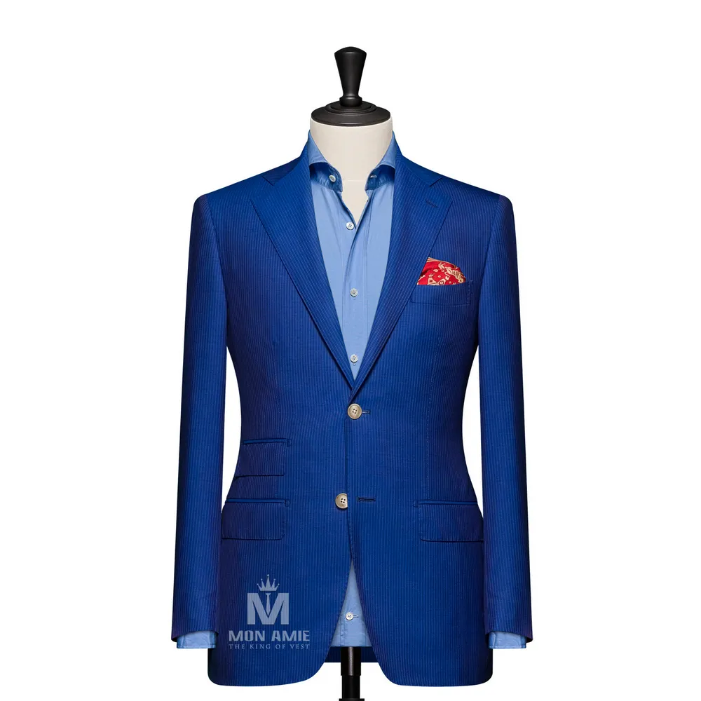 Vest đồng phục sọc xanh · 40 — 1/3