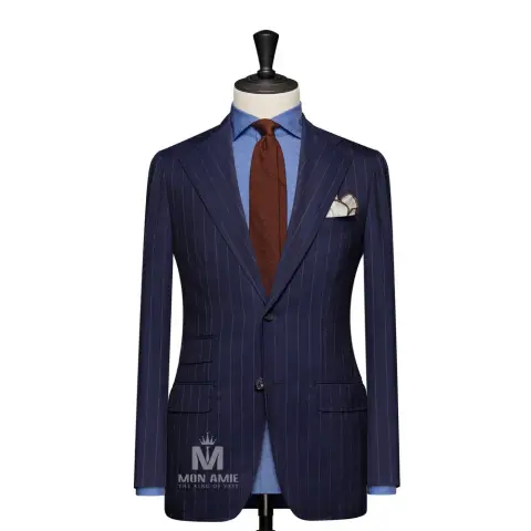 Vest đồng phục sọc xanh · 42