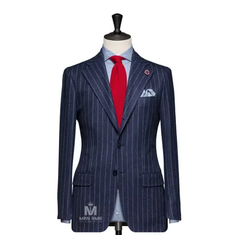 Vest đồng phục sọc xanh — BARRINGTON-15044