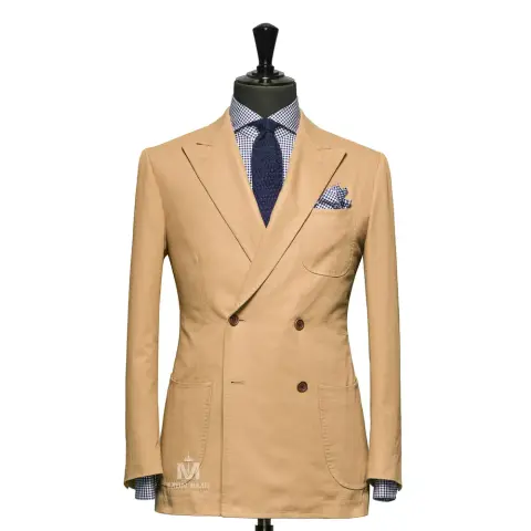 Suit vest đôi màu be lạc đà — 624754