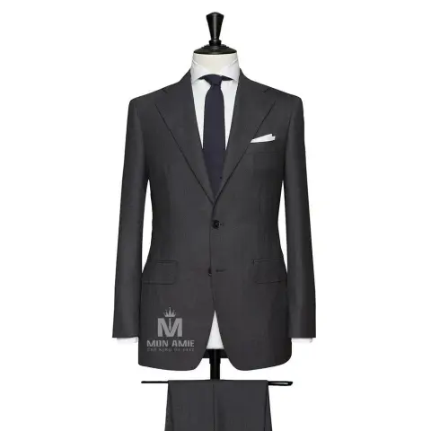 Vest đồng phục xám trơn · 01