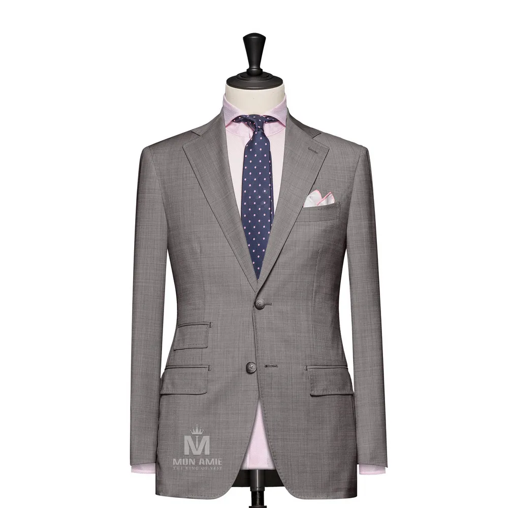 Vest đồng phục xám trơn — 1/3