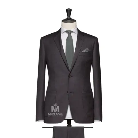 Vest đồng phục xám trơn — 25001-10