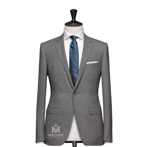 Vest đồng phục xám trơn — 30999-10