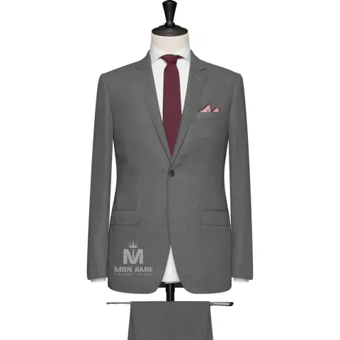 Vest đồng phục xám trơn — 523701