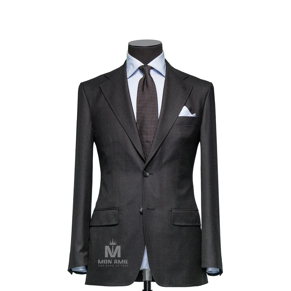 Vest đồng phục xám trơn — 1/3