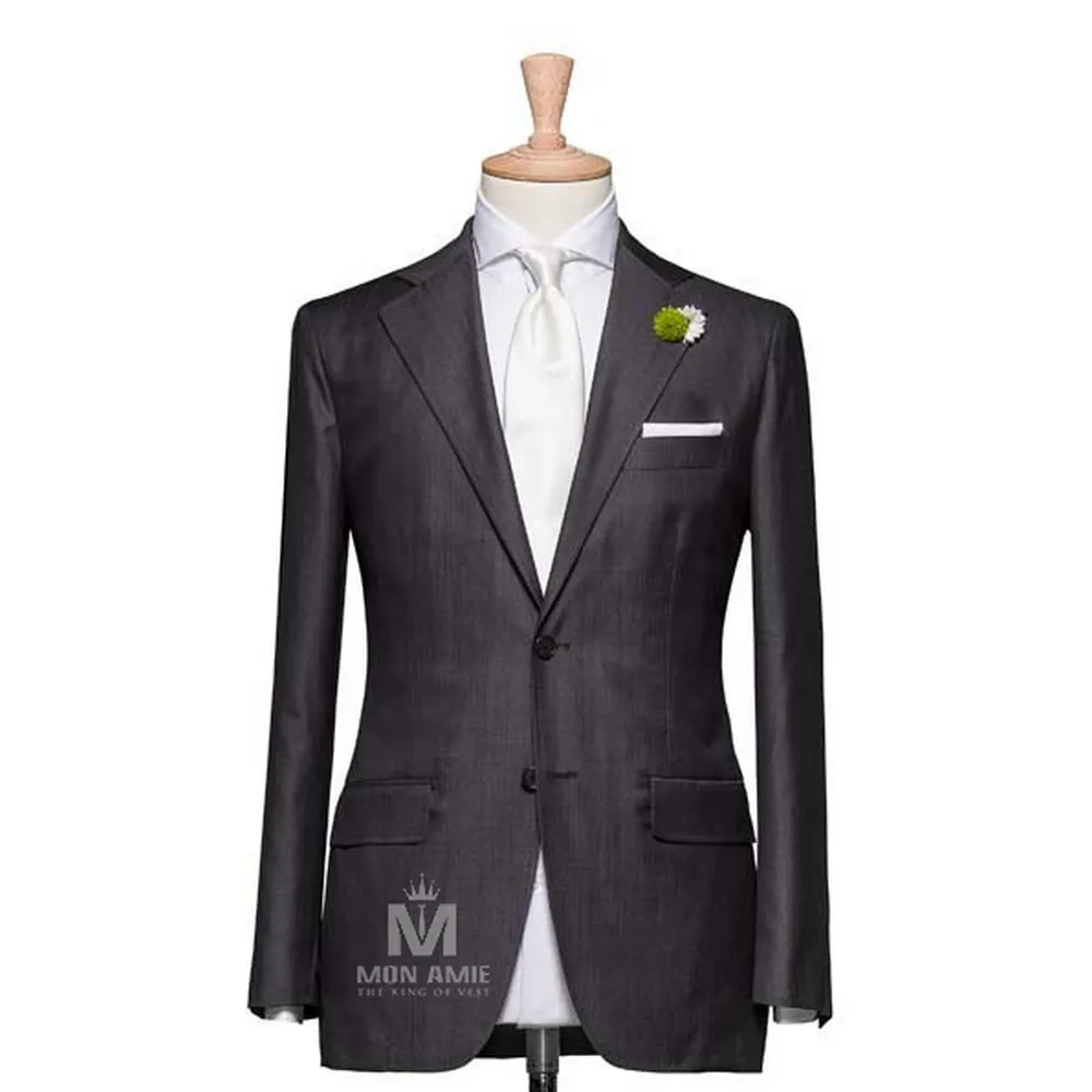 Vest đồng phục xám trơn — 1/3