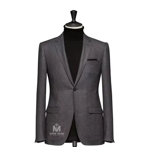 Vest đồng phục xám trơn — 523715