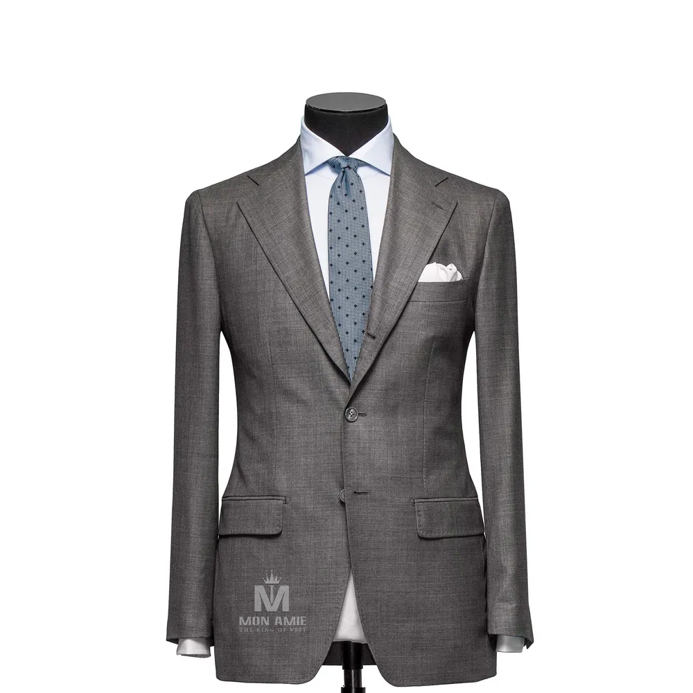 Vest đồng phục xám trơn — 1/2