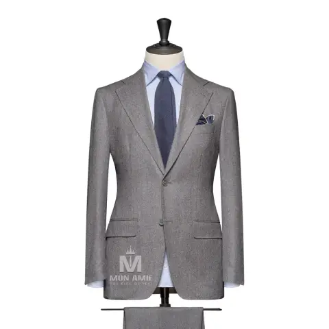 Vest đồng phục xám trơn — 523738