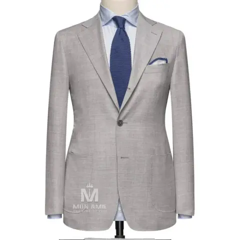 Vest đồng phục xám trơn — 523746