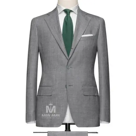 Vest đồng phục xám trơn — 624702