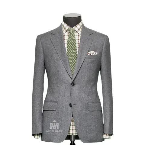 Vest đồng phục xám trơn — 624702