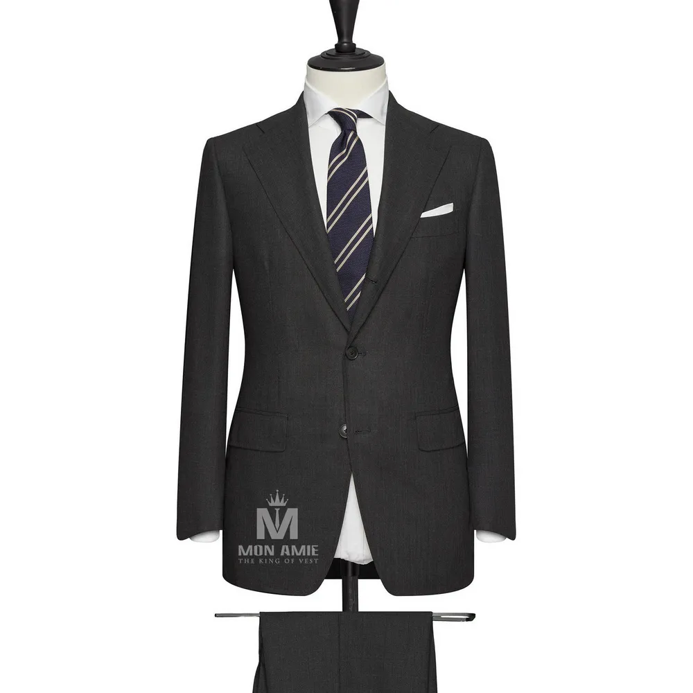 Vest đồng phục xám trơn — 1/2