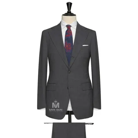 Vest đồng phục xám trơn — 624704