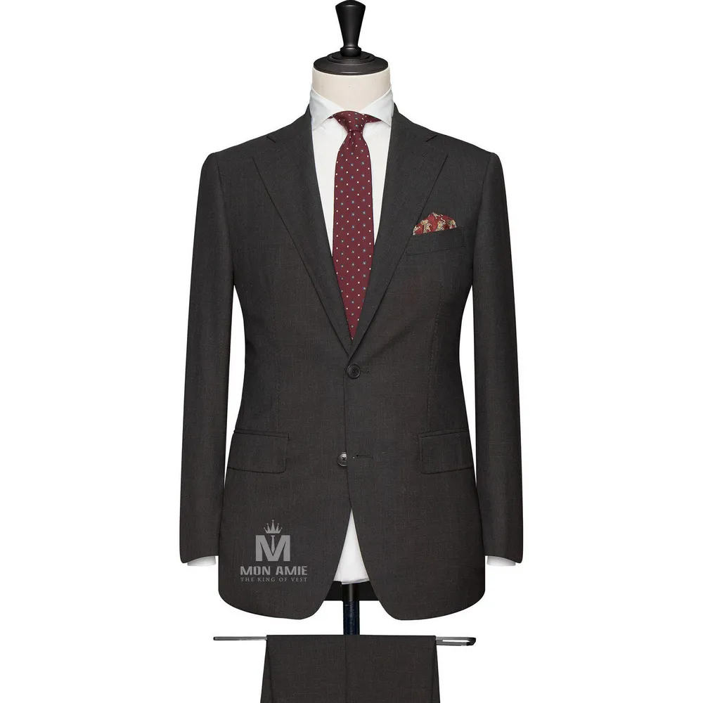 Vest đồng phục xám trơn — 1/2