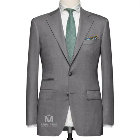 Vest đồng phục xám trơn — 624745