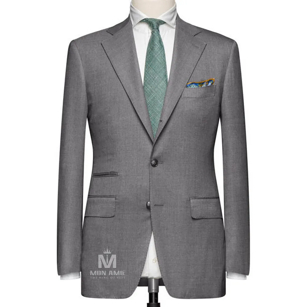 Vest đồng phục xám trơn — 1/3