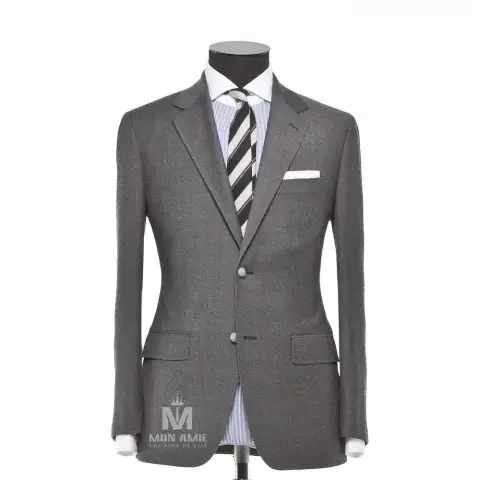 Vest đồng phục xám trơn — 624746