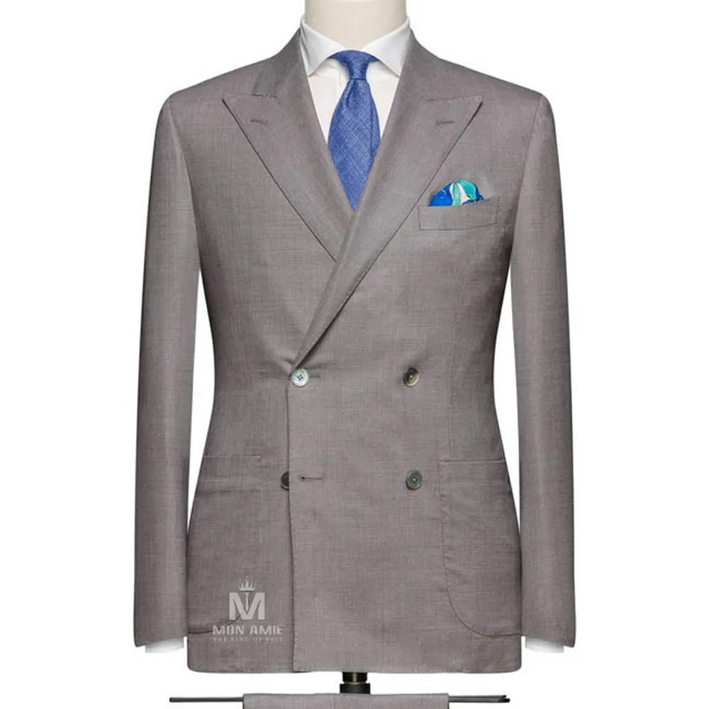 Suit vest đôi xám nhạt 624759 — 1/3