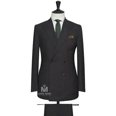 Vest đồng phục xám trơn — 624810