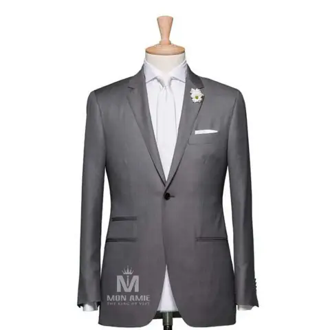 Vest đồng phục xám trơn · 80