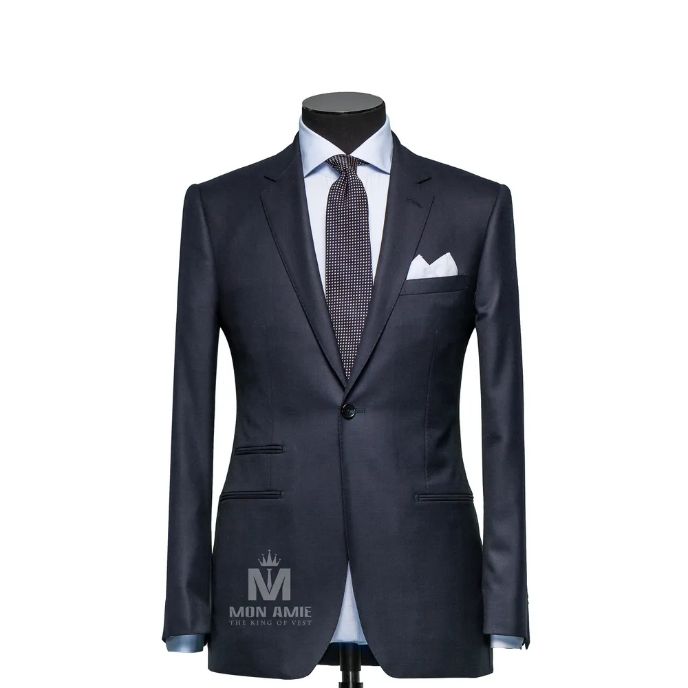 Vest đồng phục xanh navy trơn · 116 — 1/3