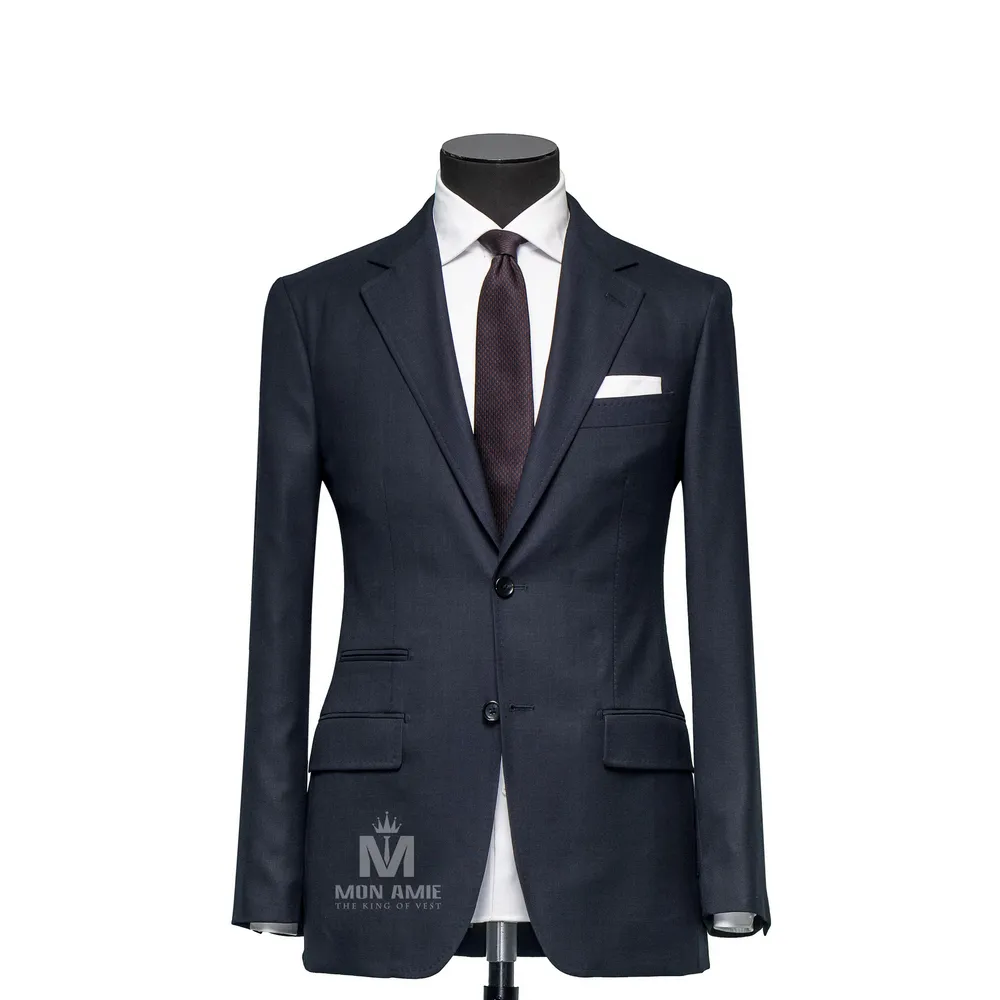 Vest đồng phục xanh navy trơn — 1/3