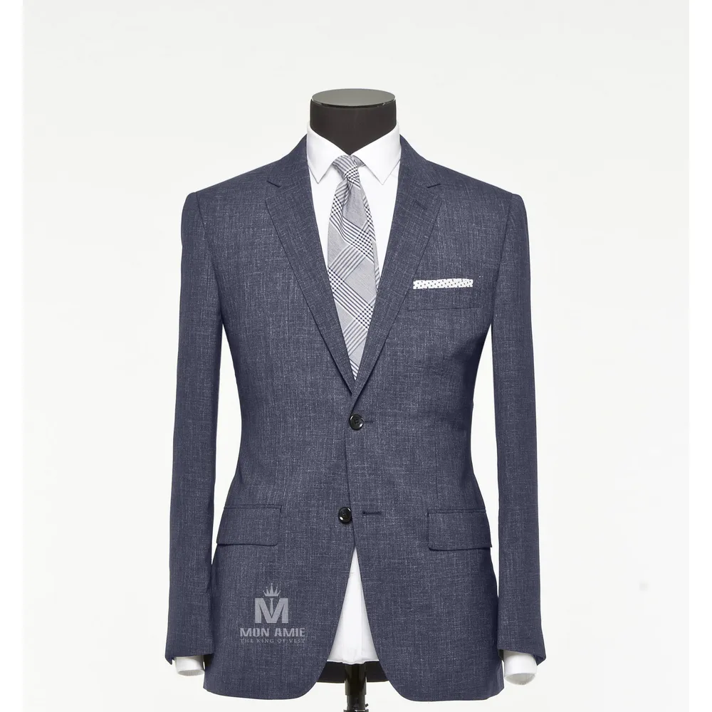 Vest đồng phục xanh navy trơn — 1/3