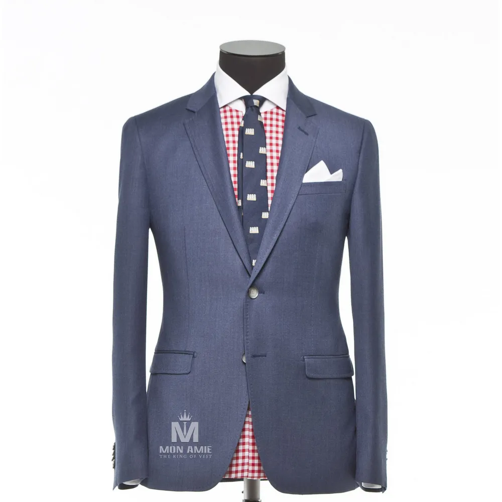 Vest đồng phục xanh navy trơn — 1/3