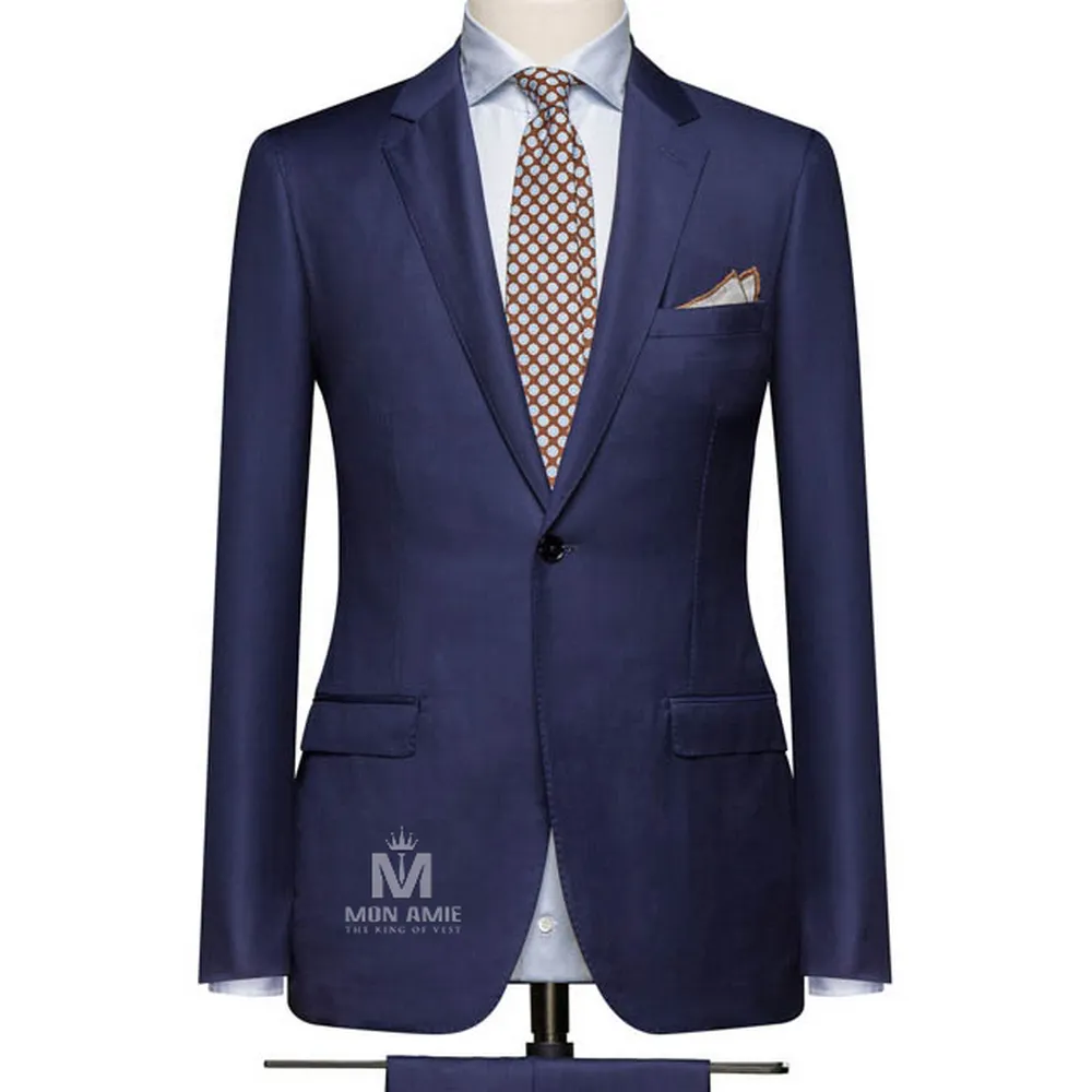 Vest đồng phục xanh navy trơn — 1/3